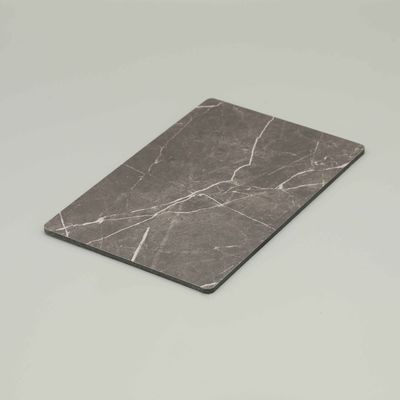 스크래치 저항 회색 Acp 엽 대리석 디자인 알루미늄 패널 보드 1.5mm ~ 8mm