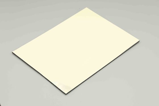 밀키 4MM PVDF 알루미늄 복합 패널 1.22 X 2.44m 외벽 클래싱 패널
