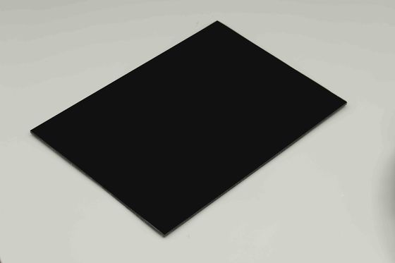 매트 블랙 PE 알루미늄 복합판 0.06mm - 0.50mm 내부 알루미늄 복합판