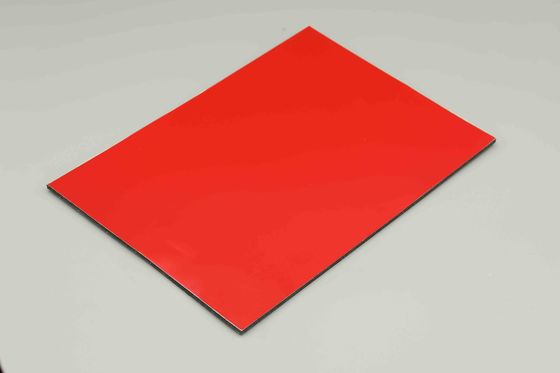 4MM 1.22 X 2.44m PE 알루미늄 복합 패널 발코니 Acp 파티션 벽