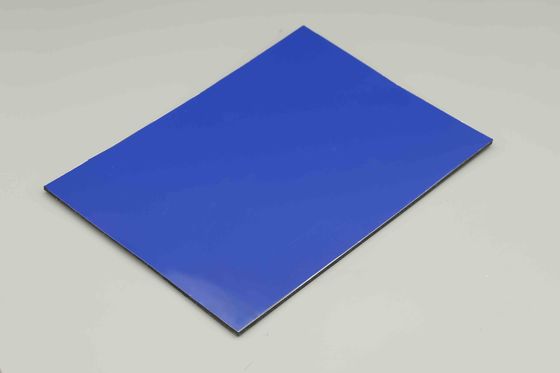 건물 장식용 고품질 디자인 어두운 파란색 알루미늄 복합판 4MM 1.22*2.44m