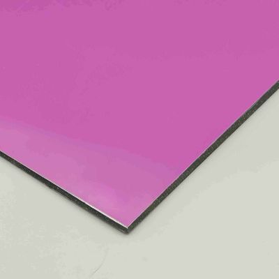 보라색 3MM PE Acp Acp 지붕 1220 X 2440MM 알루미늄 복합판