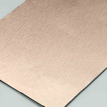 HDPE 브러쉬 알루미늄 복합판 4MM 1.22 X 2.44m PE 알루미늄 복합판