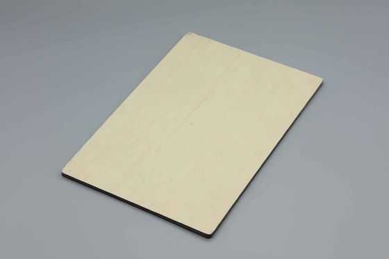 벽 클래딩과 인테리어 디자인을 위한 2-6mm 목재 돌 티크 나무 질감 알루미늄 복합 패널