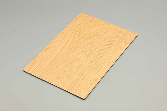 PE Pvdf 코팅 목재 알루미늄 복합판 3mm Acp Sheet For Exterior