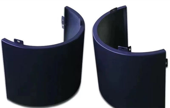 외장 장비에 대한 커버 후드 다발성 퇴행 방지 꽃 디자인 알루미늄 외면 안오디화 된 코팅 항 정적 외관 벽 설치