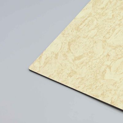 회색과 검은색 대리석 가공 알루미늄 복합판 (ACP) 인테리어 및 외관 벽 래딩 - 방화 및 기상 방지