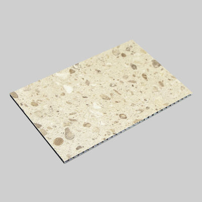 3mm A2 방화 베이지색 Terrazzo 알루미늄 복합 패널 | 1220×2440mm