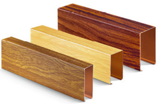 70 X 80mm 50 X 65mm 벽 장식 U 모양 알루미늄 천장 광장 알루미늄 천장 타일 프레임 프로필