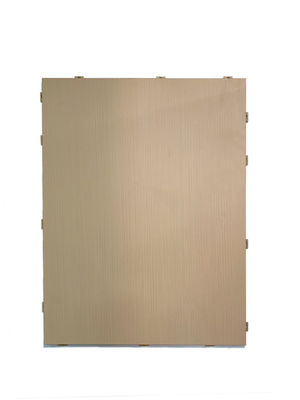 정면 벽 내구성과 날씨 저항 편평한 매끄러운을 위해 입히는 탄화불소를 가진 나무로 되는 알루미늄 패널