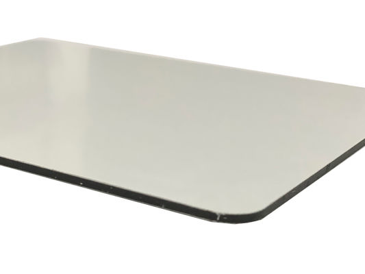 흰색 외관 ACP 잎 패널 맞춤형 3mm 4mm 두께 ACP 클래싱 주택 / 건물 알루미늄 피부 0.18mm