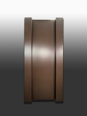 2.00MM 목재 곡물 알루미늄 플레어 커튼 벽장판 건물 외관 장식용 정면 장식