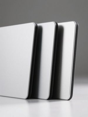 다재다능한 미적 PE 알루미늄 복합판 3mm - 6mm 두꺼운 장식 Acp 벽 천 1000mm 1500mm