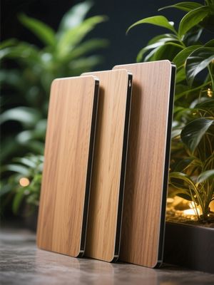 FR 목재 마감 알루미늄 복합 시트 ACP 패널 외부 와이드 슬랫 게이트용 클래딩