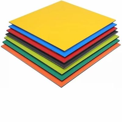 PVDF PE 코팅 ACP 패널 2.44m 내부 및 외부 벽 클래딩을 위한 친환경 안전 무취