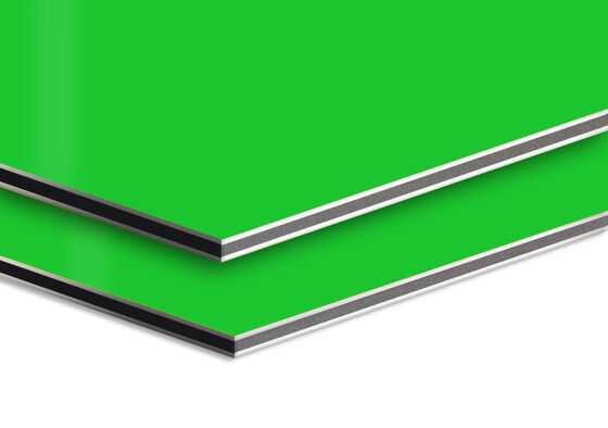PVDF 화이트 알루미늄 복합 패널 외부 벽 래딩을 위해 4mm 5mm 6mm 날씨에 저항하는 ACP 시트